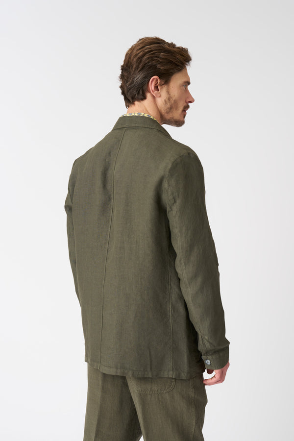 120% Lino Heritage Jacket MILITARY