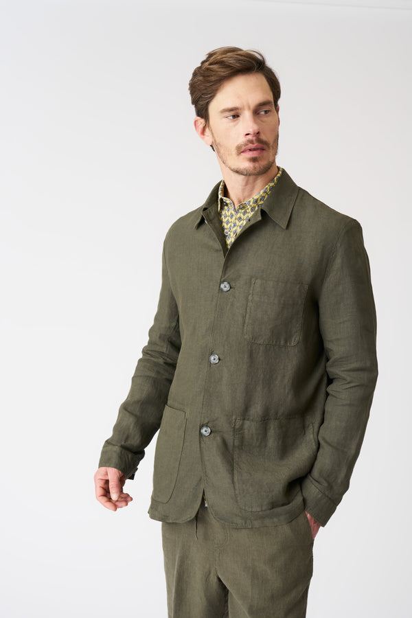 120% lino Heritage Jacket MILITARY