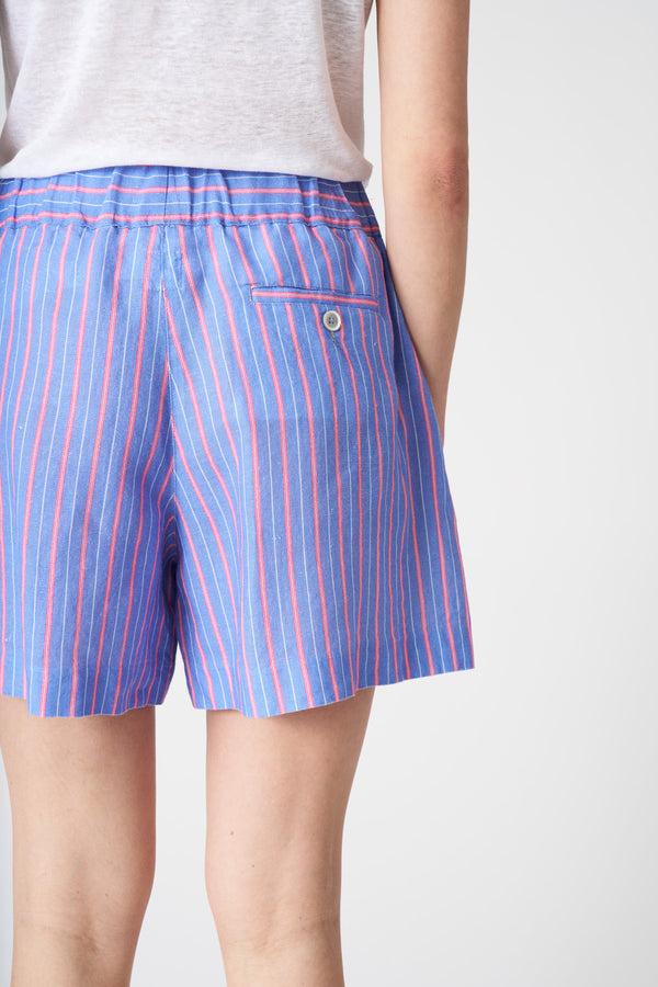 120% Lino Striped Shorts WASHED