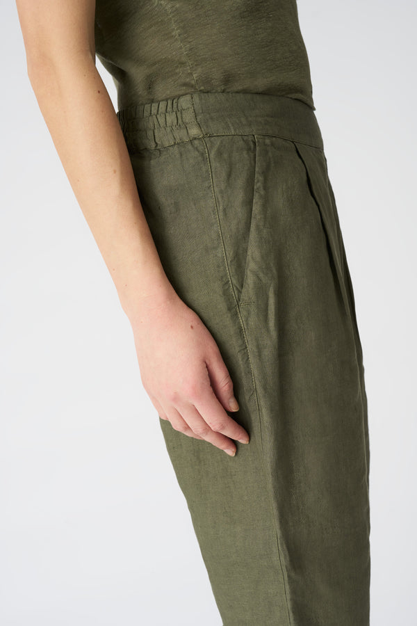 120% Lino The Alessa Boyfriend Pant CAFFE SOFT FADE
