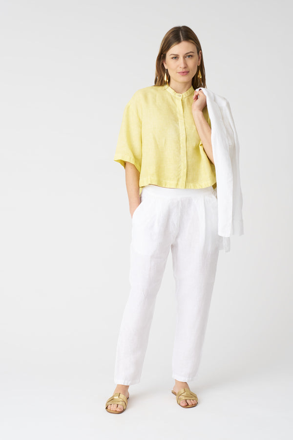 120% lino The Alessa Pant WHITE