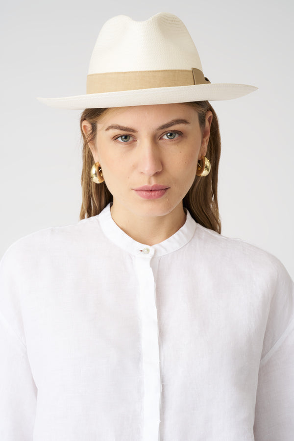 120% Lino Borsalino Special Edition X 120% Lino BEIGE