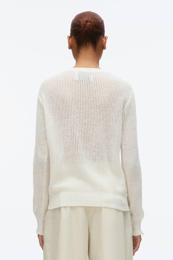 3.1 Phillip Lim Airy Cable Cardigan IVORY