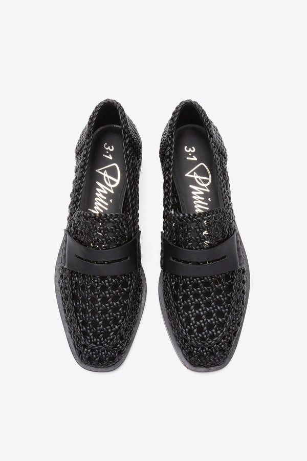 3.1 Phillip Lim Alexa Macrame Loafer BLACK
