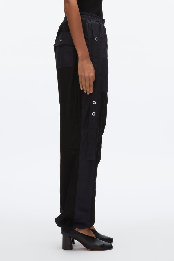 3.1 Phillip Lim Cargo Combo Jogger BLACK-MIDNIGHT