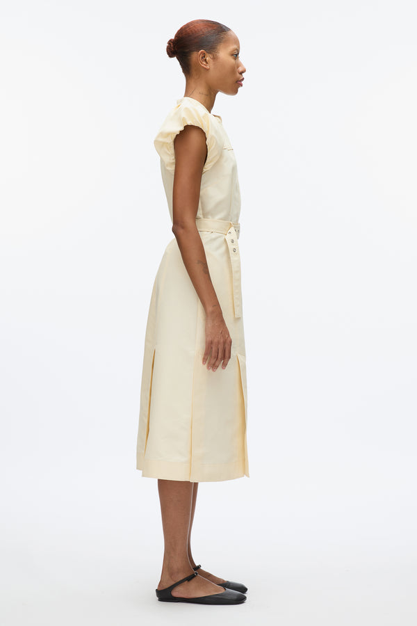 3.1 Phillip Lim Cloud Sleeve Shirt Dress GARDENIA