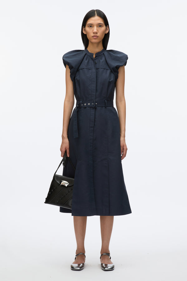 3.1 phillip lim Cloud Sleeve Shirt Dress MIDNIGHT