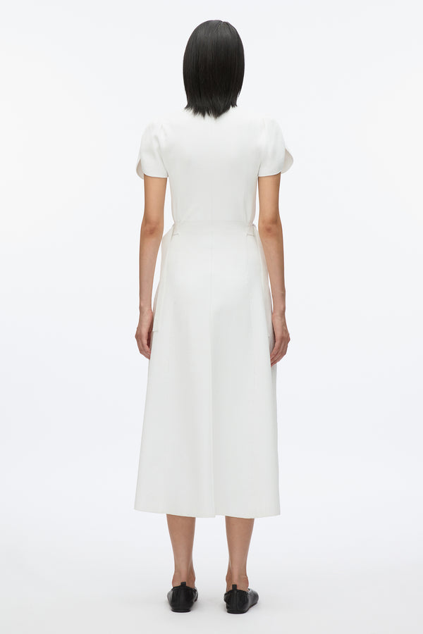 3.1 Phillip Lim Compact Rib Tulip Dress IVORY