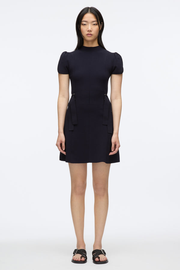 3.1 Phillip Lim Compact Rib Tulip Dress MIDNIGHT