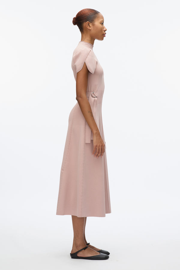 3.1 Phillip Lim Compact Rib Tulip Dress ROSE