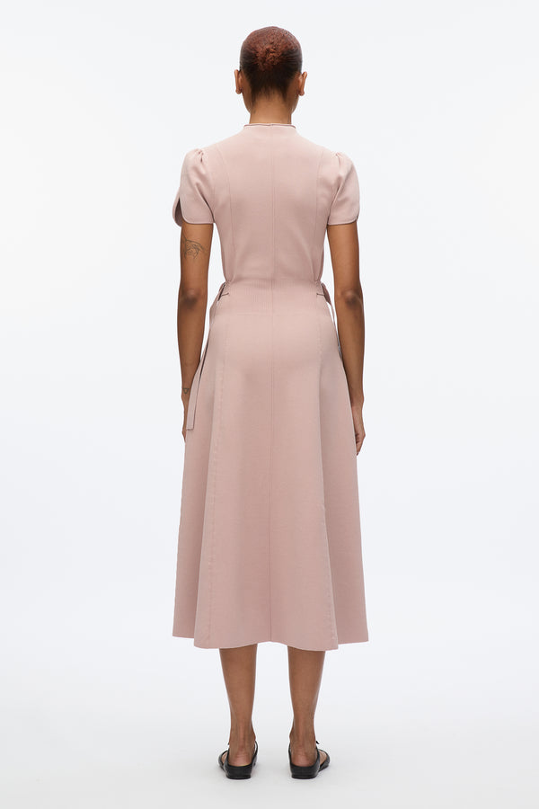 3.1 Phillip Lim Compact Rib Tulip Dress ROSE