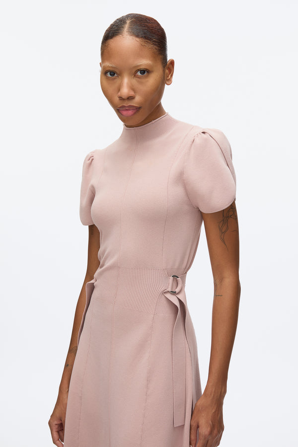 3.1 Phillip Lim Compact Rib Tulip Dress ROSE