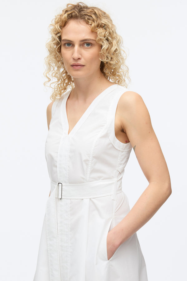 3.1 Phillip Lim Crisscross Back Midi Dress WHITE