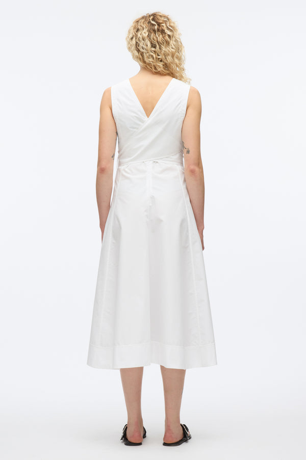 3.1 Phillip Lim Crisscross Back Midi Dress WHITE