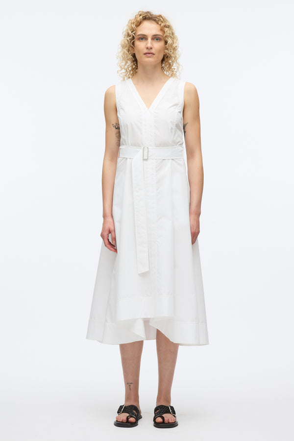 3.1 phillip lim Crisscross Back Midi Dress WHITE
