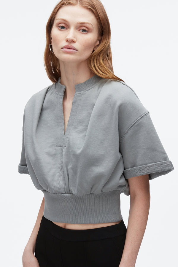 3.1 Phillip Lim Cropped Sweatshirt SAGE