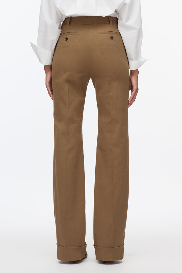 3.1 Phillip Lim Cuffed Kick Flare Pant OAK