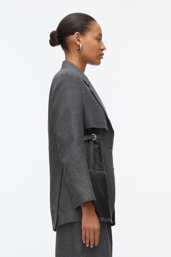 3.1 Phillip Lim Deconstructed Blazer GREY MELANGE