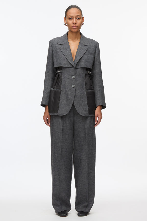 3.1 phillip lim Deconstructed Blazer GREY MELANGE