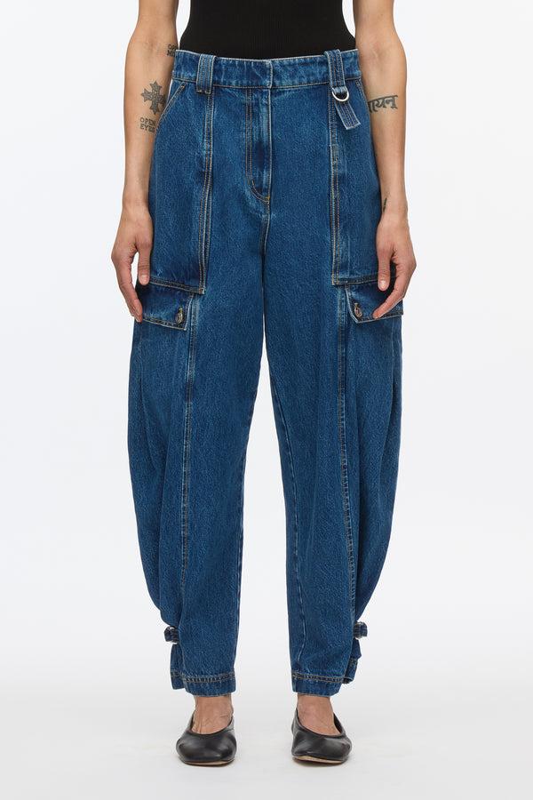 3.1 Phillip Lim Denim Cargo Jean VINTAGE BLUE