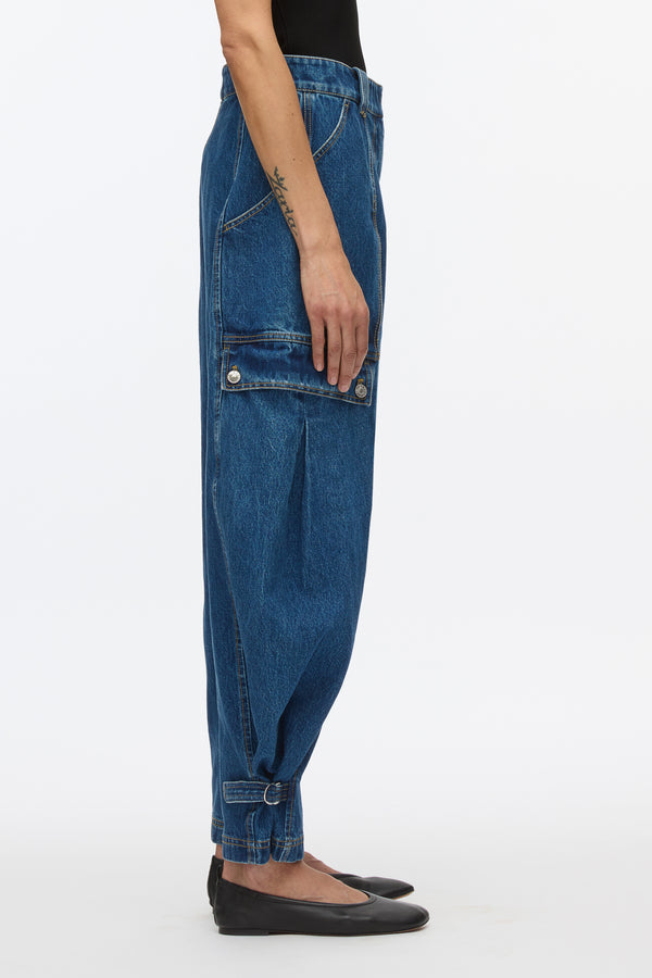 3.1 Phillip Lim Denim Cargo Jean VINTAGE BLUE