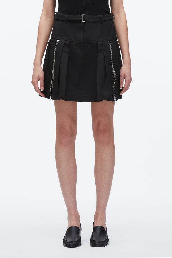 3.1 Phillip Lim Double Zip Utility Skirt BLACK