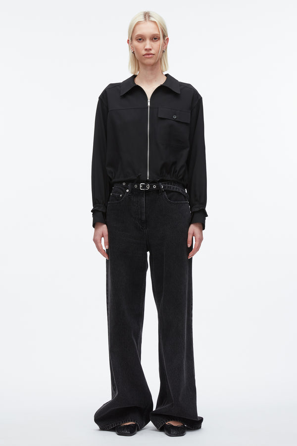 3.1 Phillip Lim Fluid Tailoring Shirt Jacket BLACK