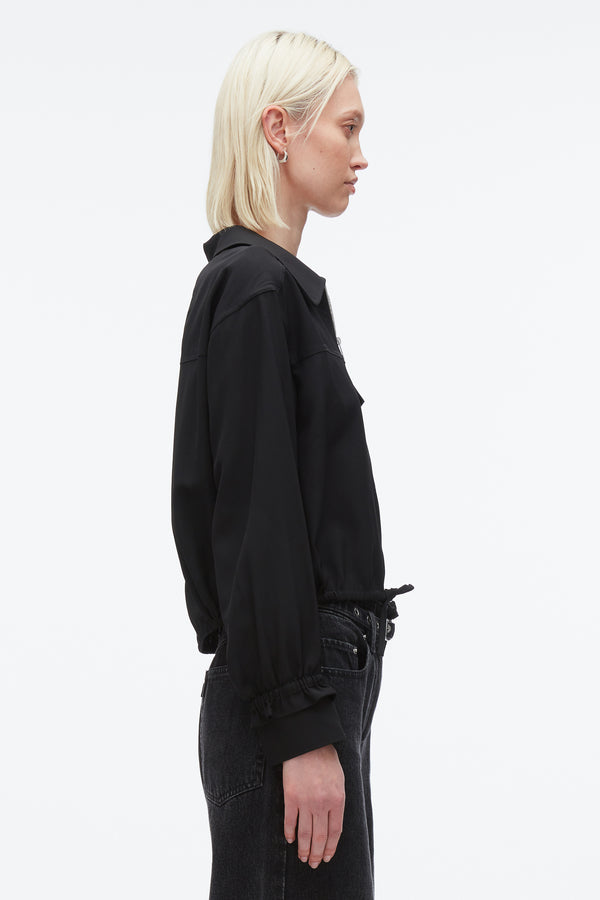 3.1 Phillip Lim Fluid Tailoring Shirt Jacket BLACK
