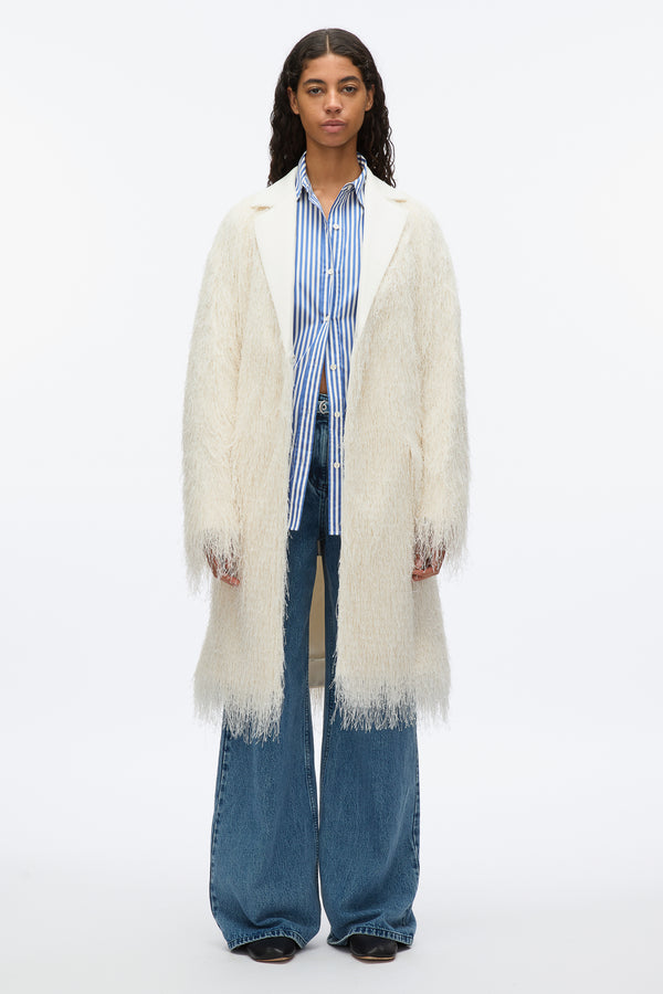 3.1 phillip lim Fringe Tuxedo Coat IVORY