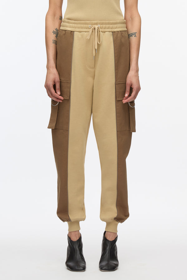 3.1 Phillip Lim Hybrid Terry Jogger KHAKI-OAK