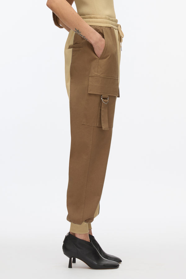 3.1 Phillip Lim Hybrid Terry Jogger KHAKI-OAK