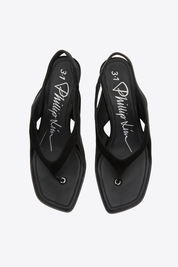 3.1 Phillip Lim ID Double Strap Sandal BLACK
