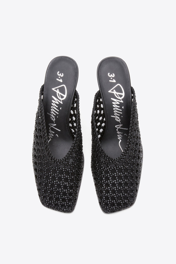 3.1 Phillip Lim ID Macrame Mule BLACK