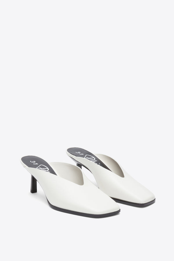 3.1 Phillip Lim ID Mule ANT. WHITE
