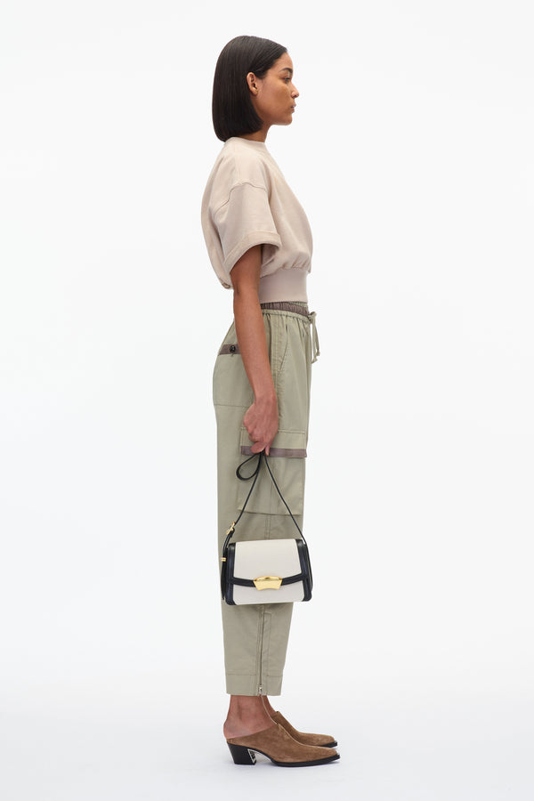 3.1 Phillip Lim ID Shoulder Bag ALMOND-BLK