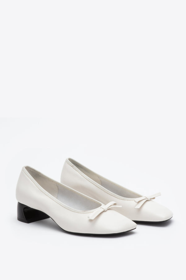 3.1 Phillip Lim ID Soft Ballerina Pump ANT. WHITE