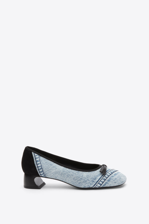 3.1 phillip lim ID Soft Ballerina Pump BLK-BLUE