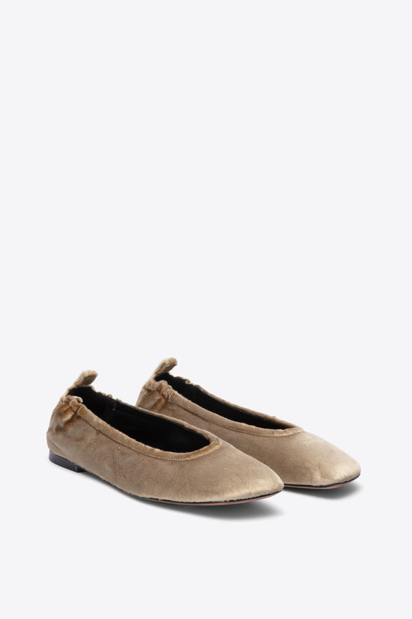 3.1 Phillip Lim ID Stretch Back Ballet Flat GOLD