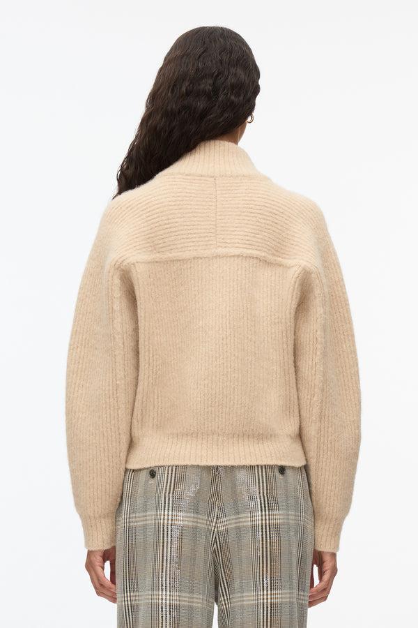 3.1 Phillip Lim Infinity Placket Cardigan PRALINE