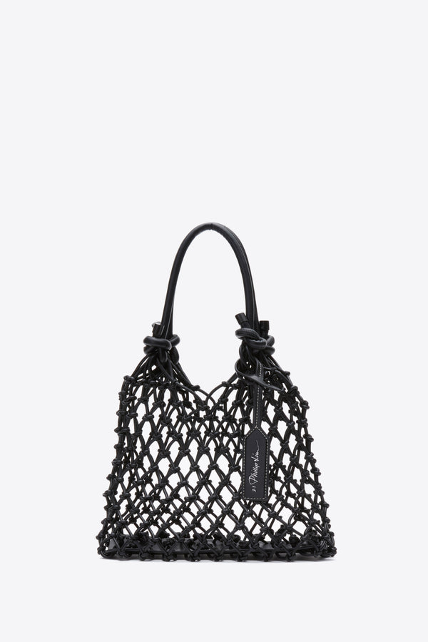 3.1 Phillip Lim Macrame Mini Sac BLACK
