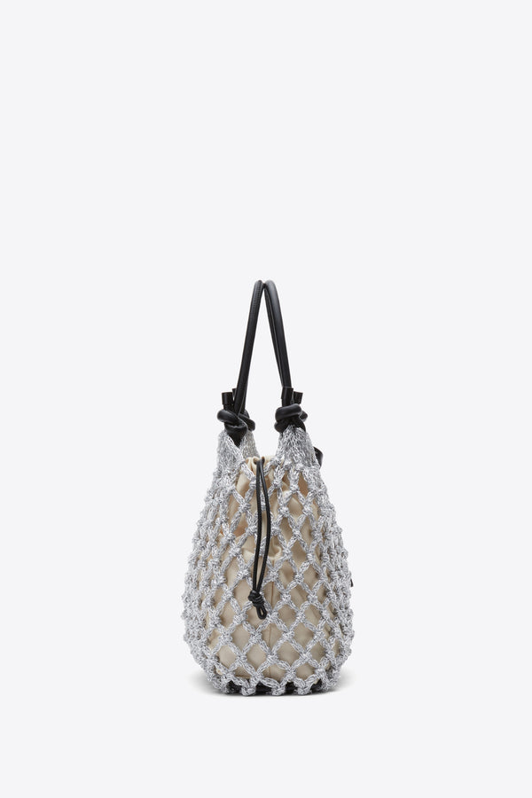 3.1 Phillip Lim Macrame Mini Sac SILVER