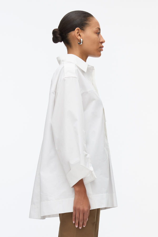 3.1 Phillip Lim Oversize Popover Shirt WHITE