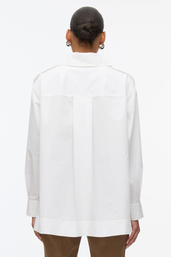 3.1 Phillip Lim Oversize Popover Shirt WHITE