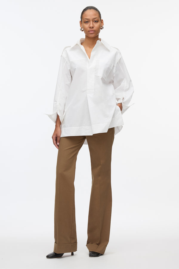 3.1 phillip lim Oversize Popover Shirt WHITE
