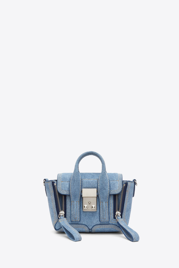 3.1 phillip lim Pashli Nano Satchel DENIM BLUE