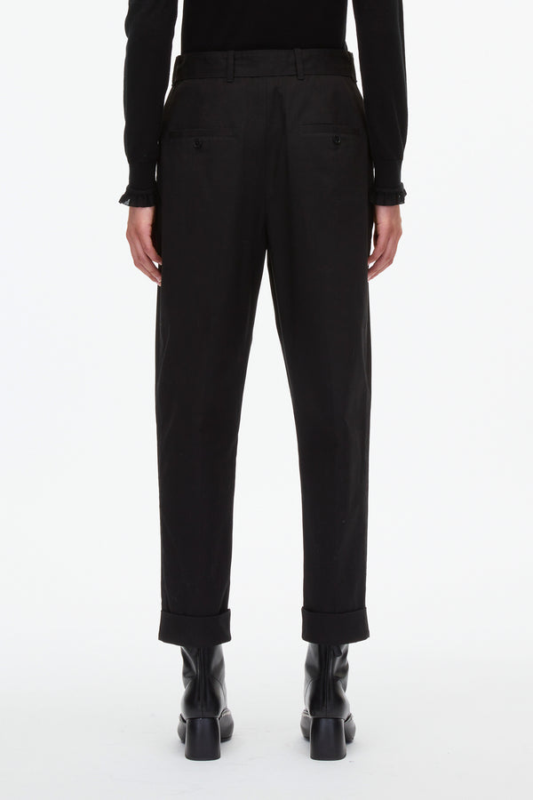3.1 Phillip Lim Pleat Carrot Pant BLACK