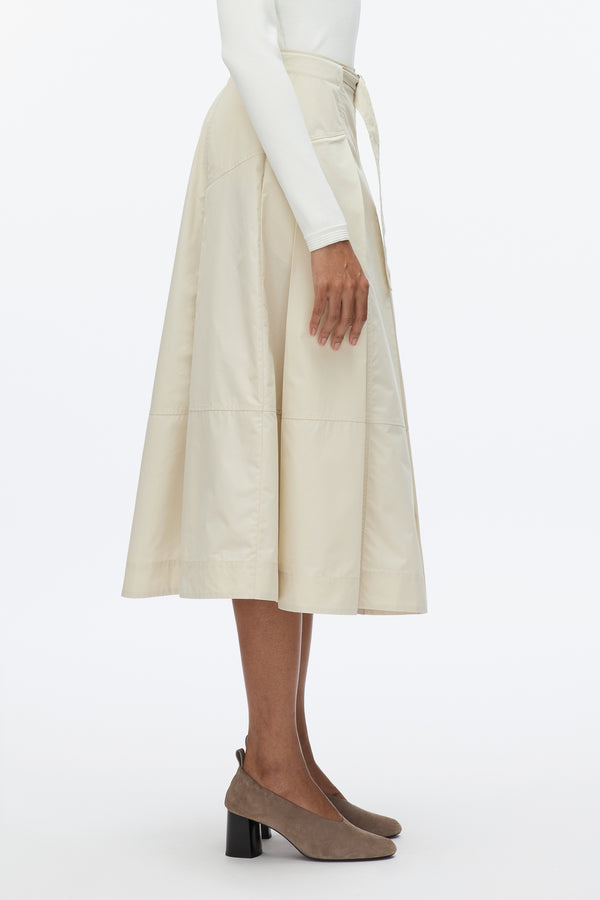 3.1 Phillip Lim Pleated Utility Skirt STONE