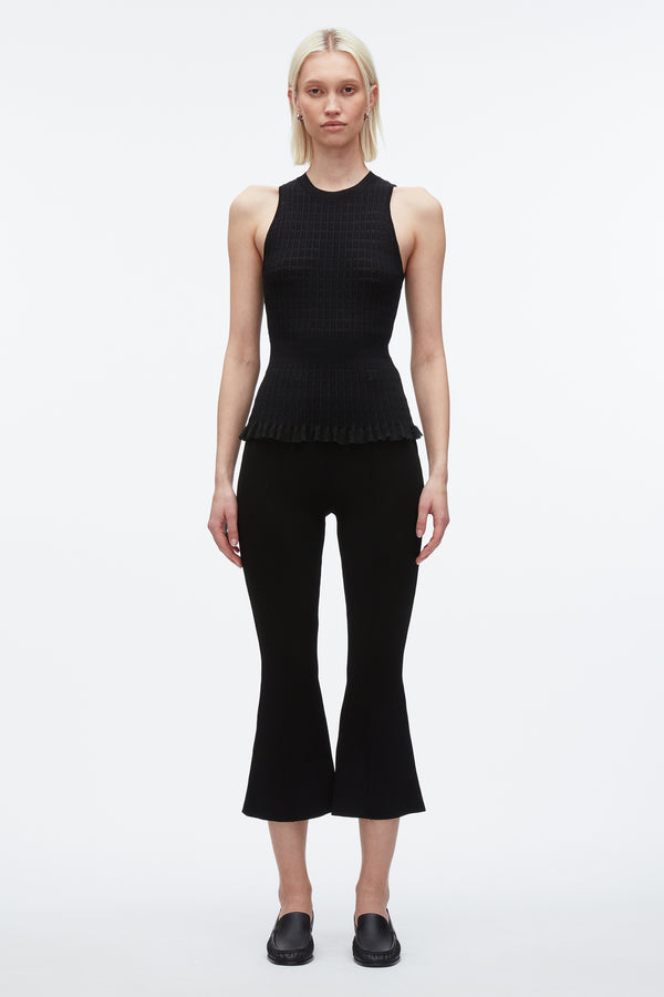 3.1 Phillip Lim Shadow Stripe Tank BLACK