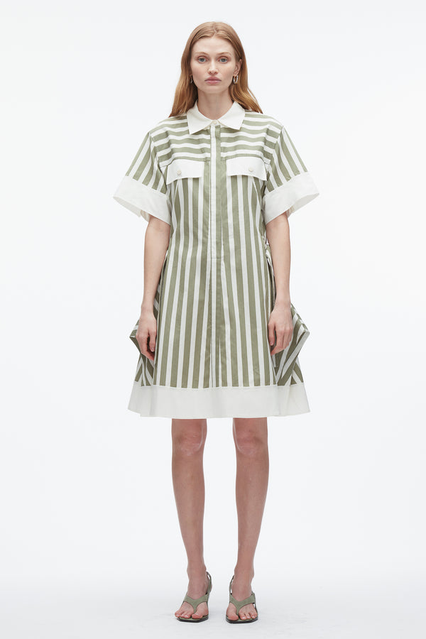 3.1 Phillip Lim Stripe Shirt Dress THYME MULTI