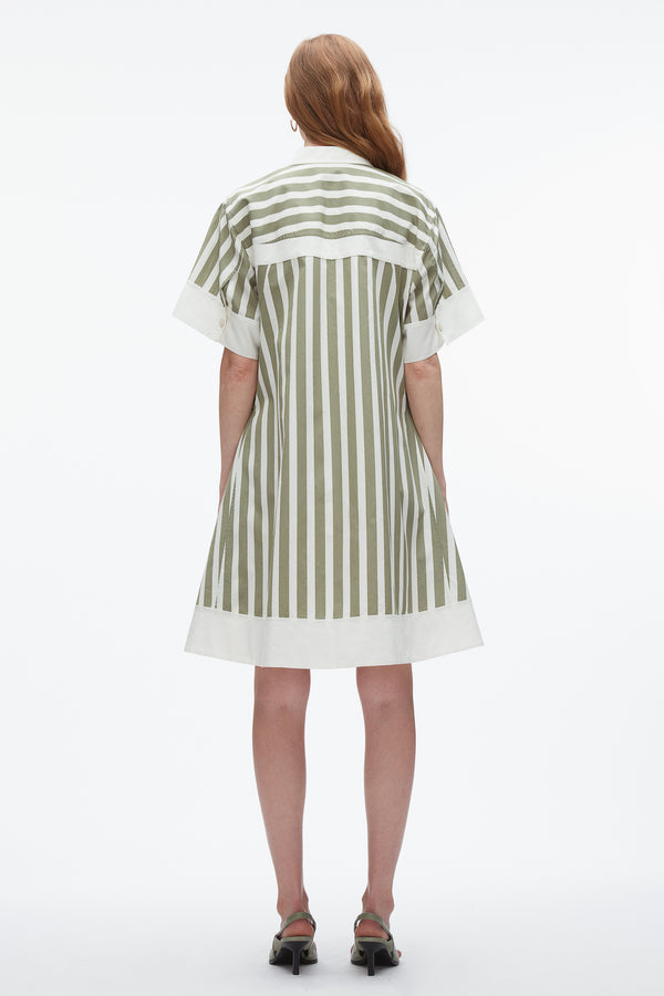 3.1 Phillip Lim Stripe Shirt Dress THYME MULTI